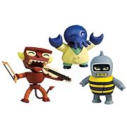 Futurama Tineez Series 1 Wave 2 Stylized Mini-Figure 3-Pack